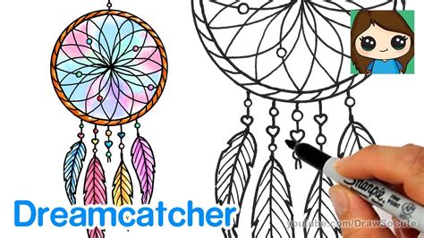 how to draw a dreamcatcher|Iba pa.